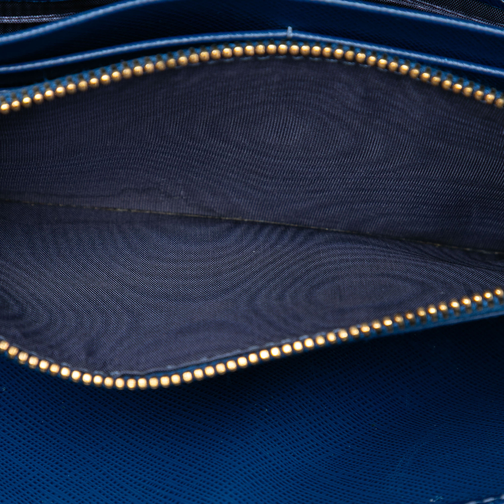 Pre-Loved Prada Saffiano Wallet On Chain - Picture 4 of 6